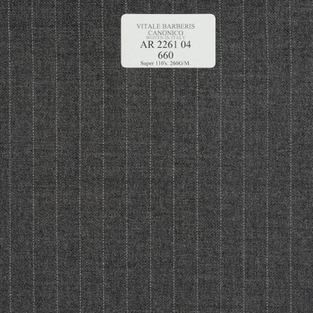 AR 2261 04 CANONICO - 100% Wool - Xám Sọc